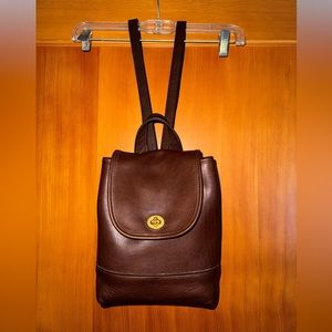 Vintage Coach 9960 Daypack in Mahogany